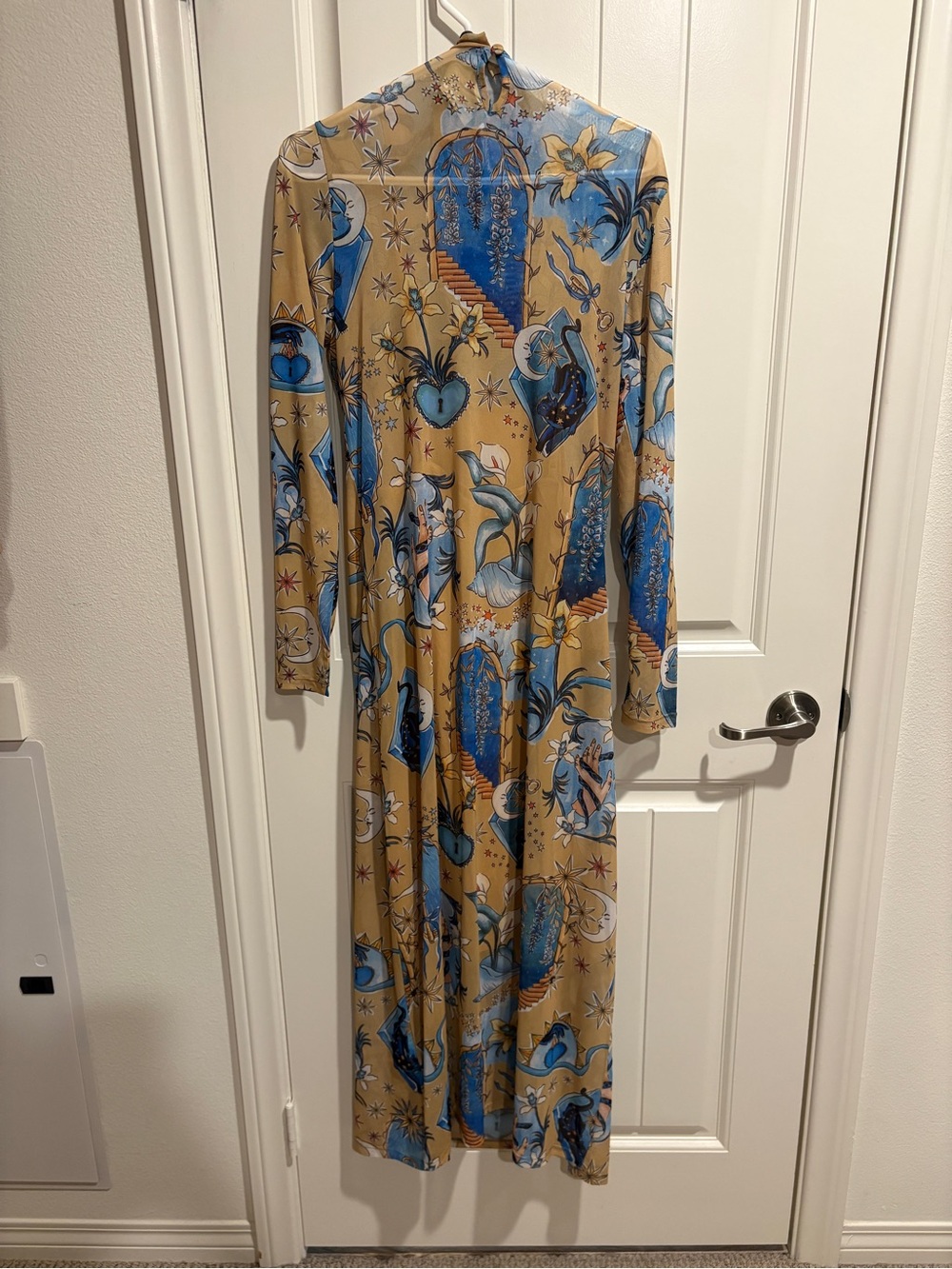 FARM Rio Mystic Sand Long Sleeve Dress M/L - Picture 5 of 5